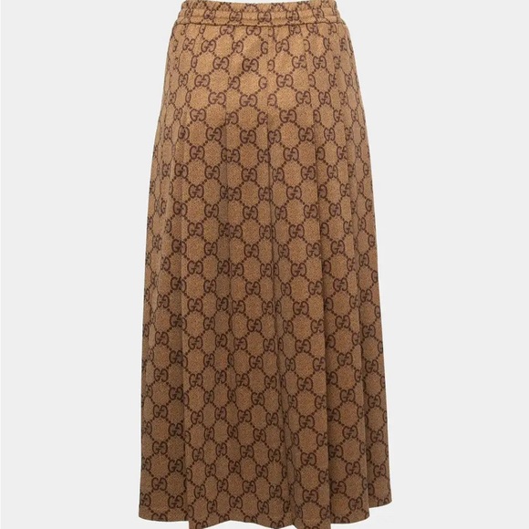Gucci Interlocking GG Supreme Pleated Skirt New with Tags - Picture 2 of 6